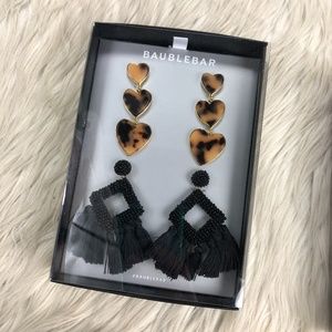 NEW - Baublebar Dangle Earrings Set